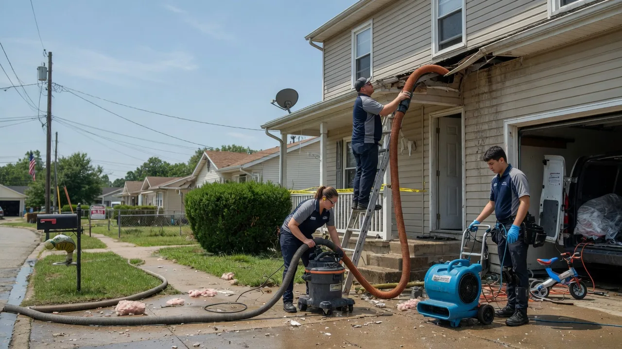 Water Damage Restoration in Mounds, IL near me